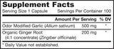 Usturoi și ghimbir 700 mg 100 capsule