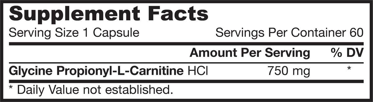 GPLC GlycoCarn 750 mg 60 capsule