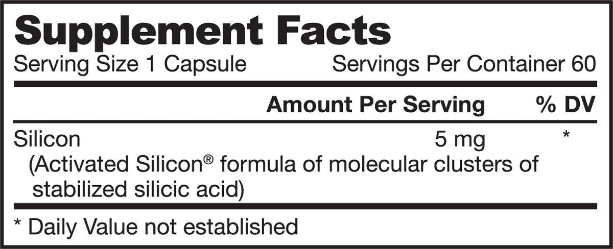 JarroSil® (silicon) 5 mg 60 capsule