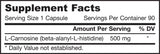 L-Carnosine - 90 capsule