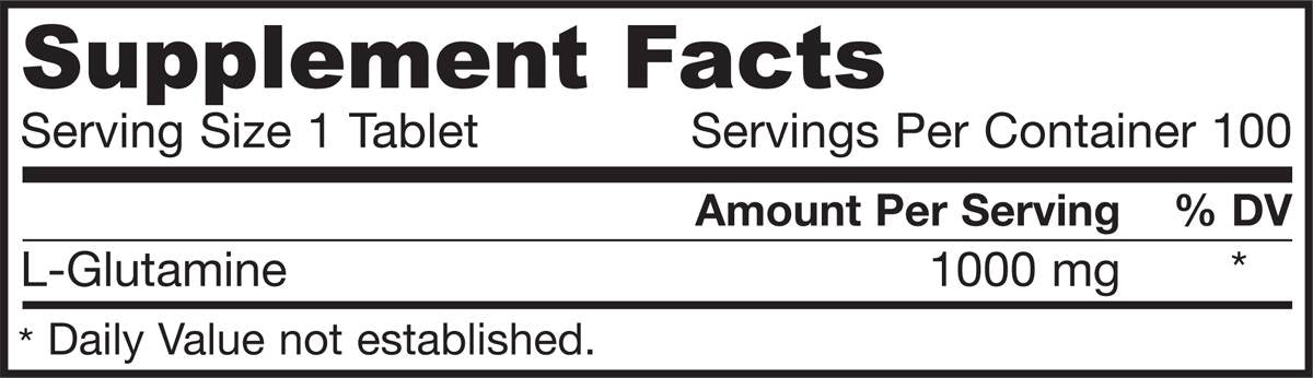 L-Glutamina 100 Easy-Solv 1000 mg - 100 Tablete