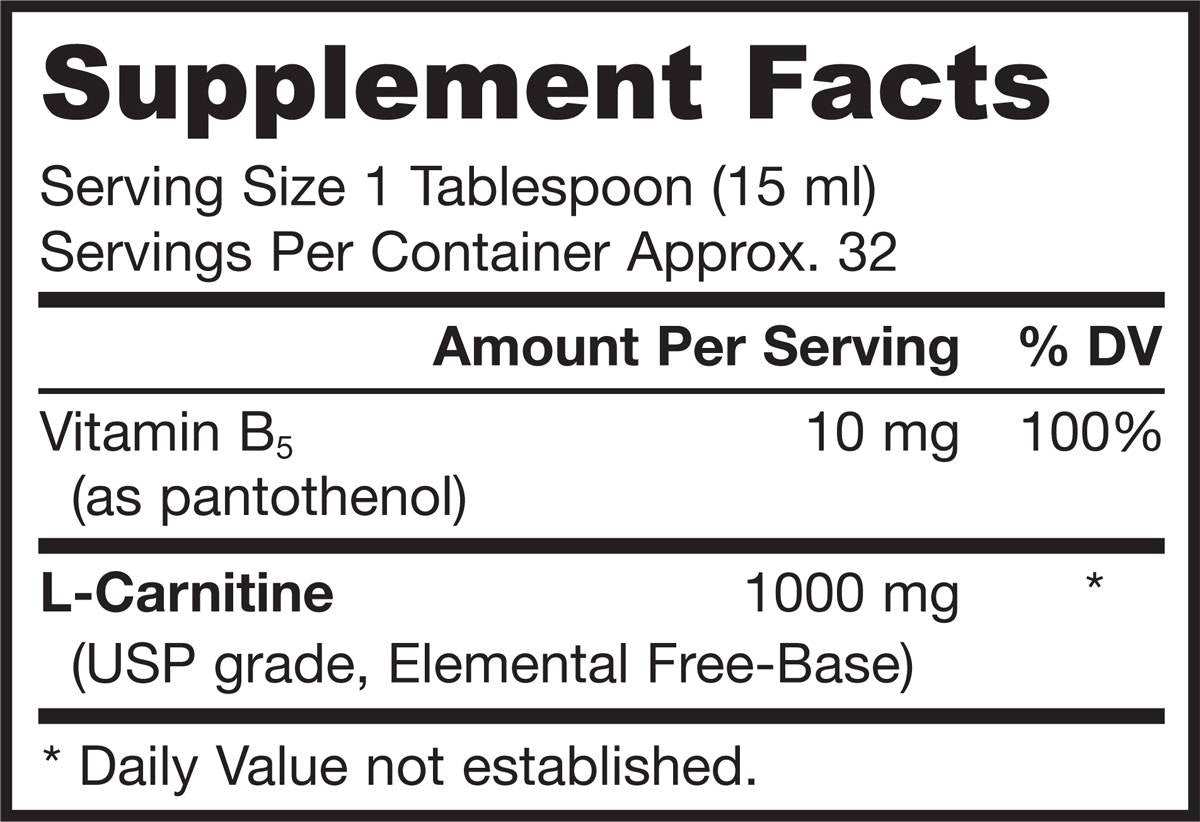 L-Carnitină lichidă 473 ml