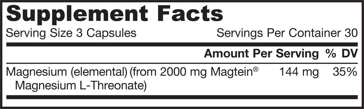 MagMind | Magnesium L-Threonate Magtein® 90 κάψουλες