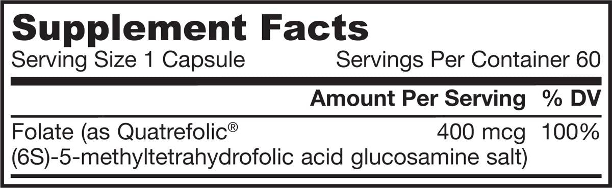 Methyl Folate 400 mcg - 60 капсули