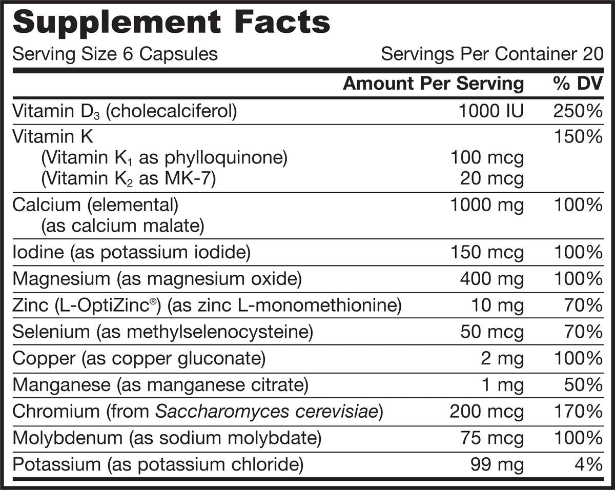 Mineral Balance 120 capsule