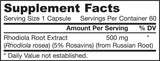 Rhodiola Rosea 500 mg 60 capsule