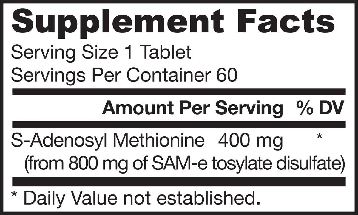 SAM-e 400 mg - 60 Таблетки