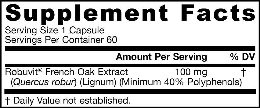 Extract de stejar francez 60 capsule