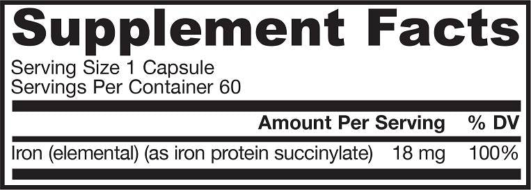 IronSorb 18 mg 60 capsule