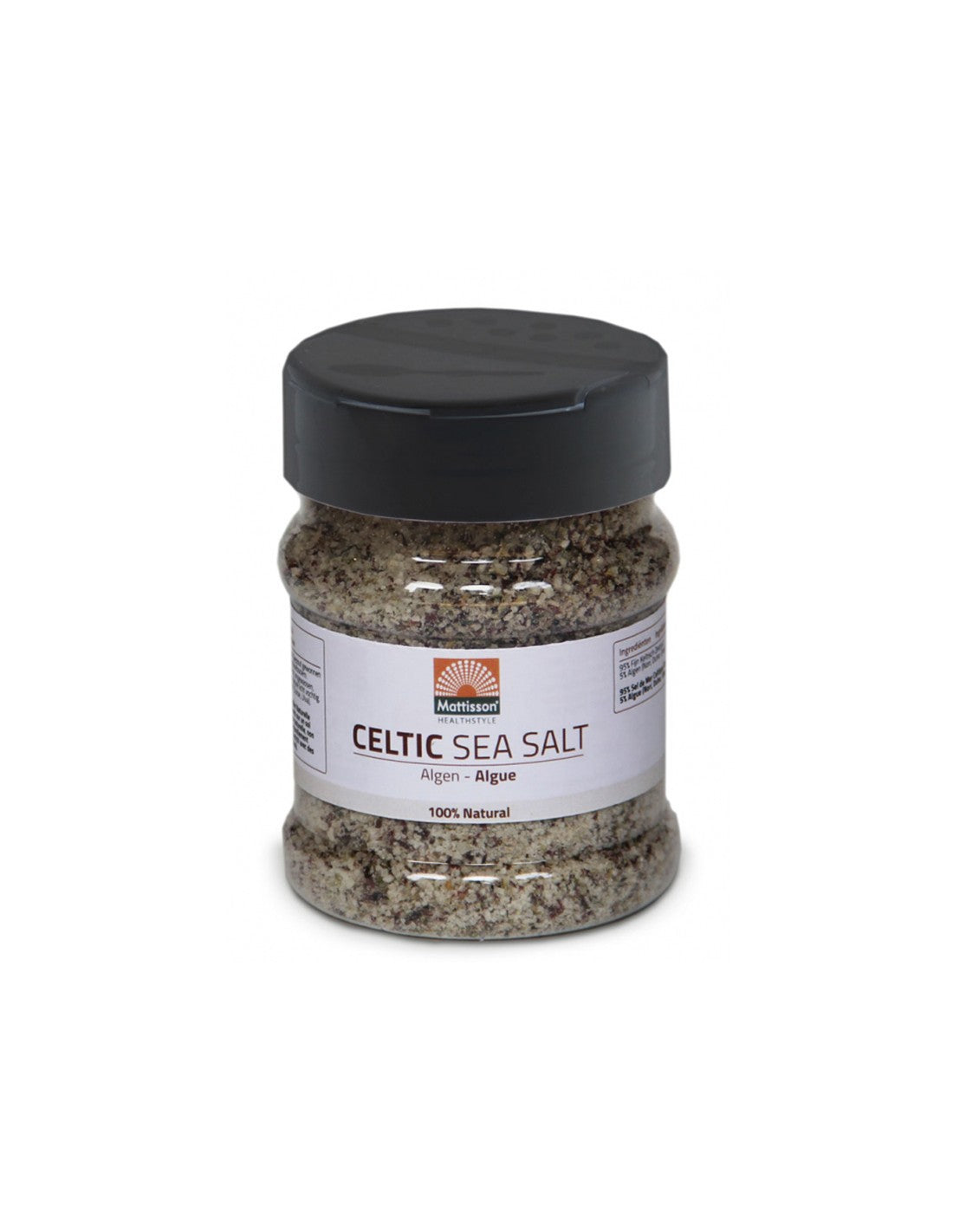 Sare de mare celtică cu alge, 200 g Mattisson Healthstyle