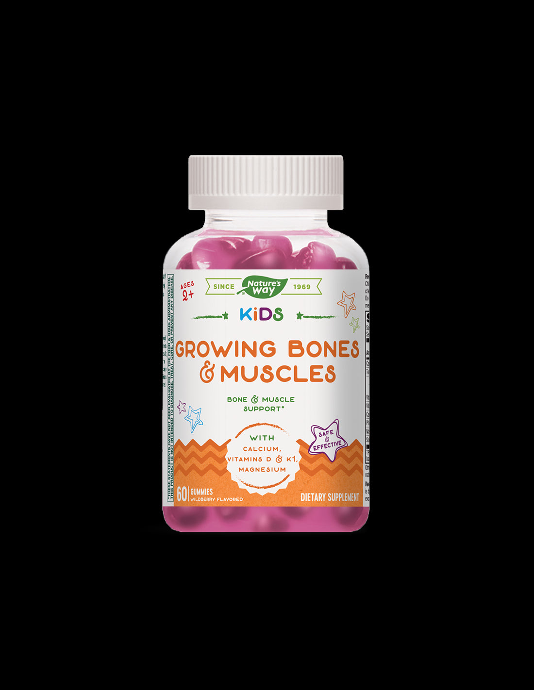 Kids Growing Bones & Muscles, 60 желирани таблетки Nature’s Way