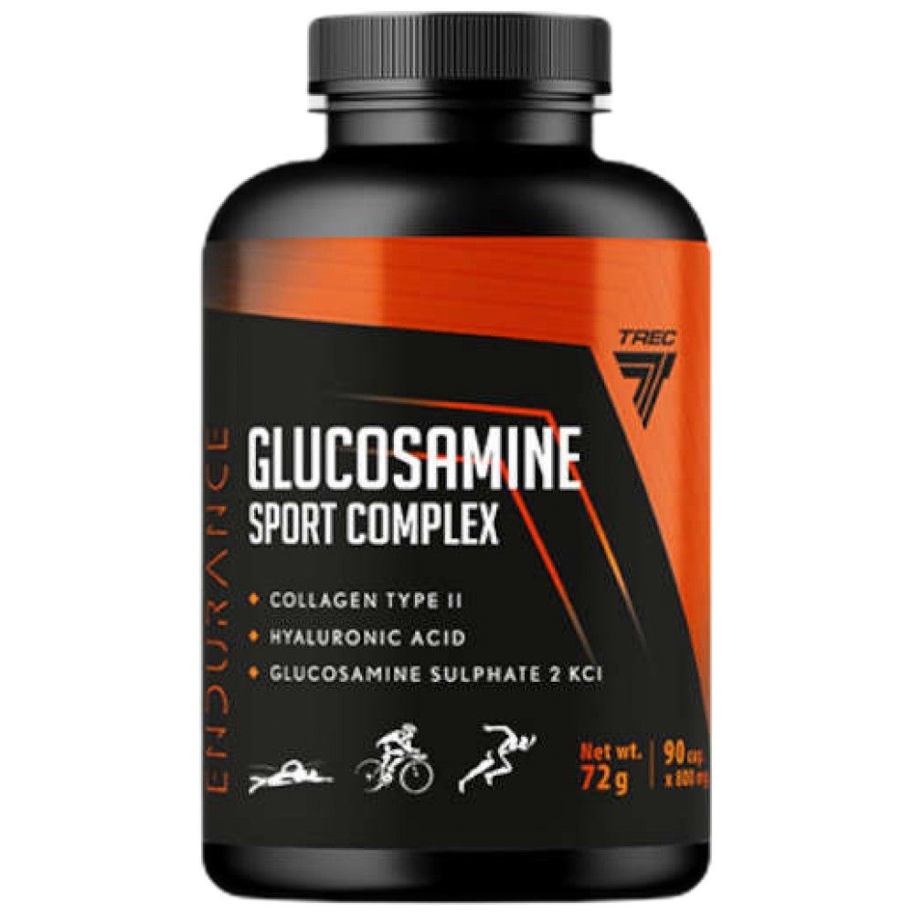 Glucosamine Sport Complex | with Hyaluronic Acid & Collagen Type II - 90 капсули