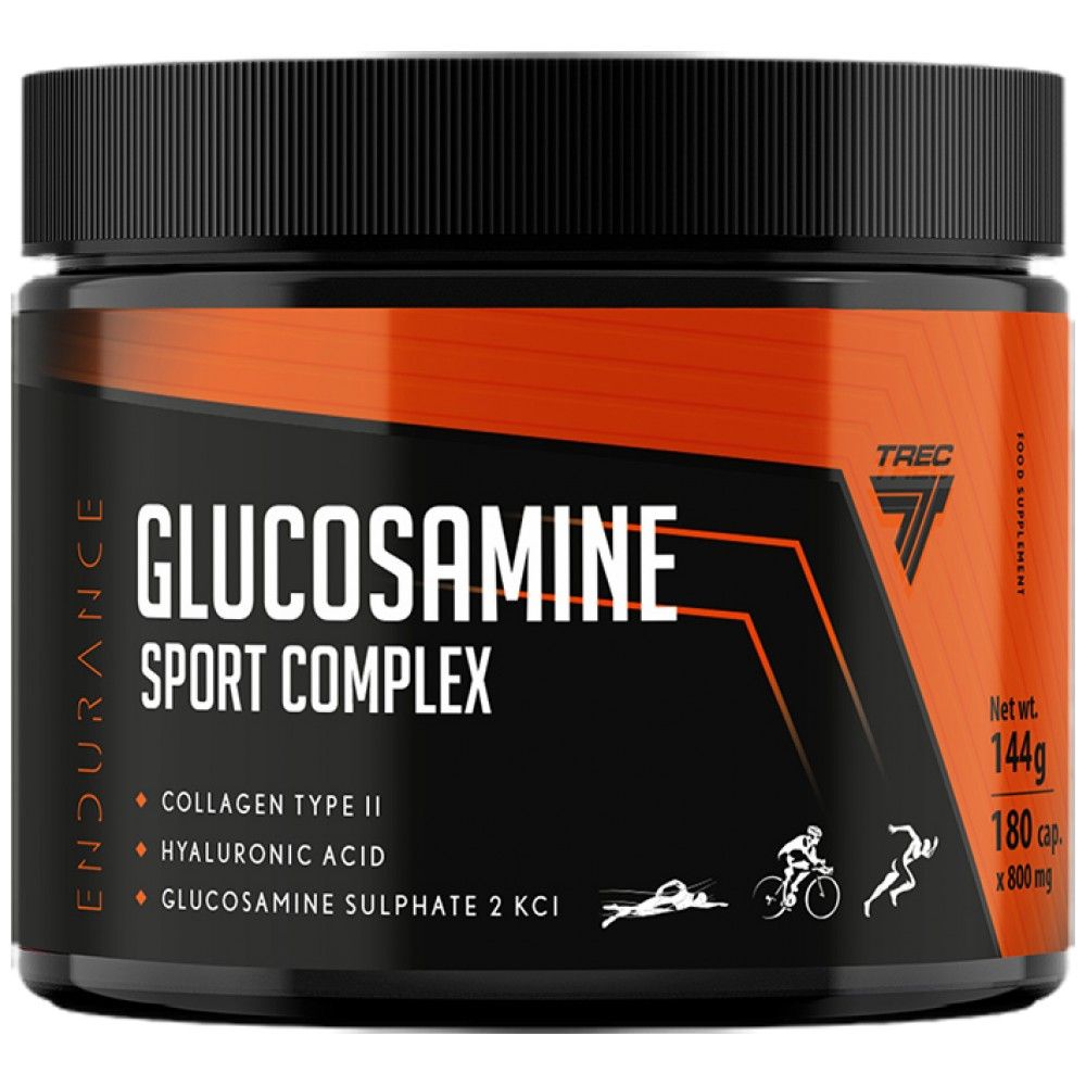 Glucosamine Sport Complex | with Hyaluronic Acid & Collagen Type II - 180 капсули