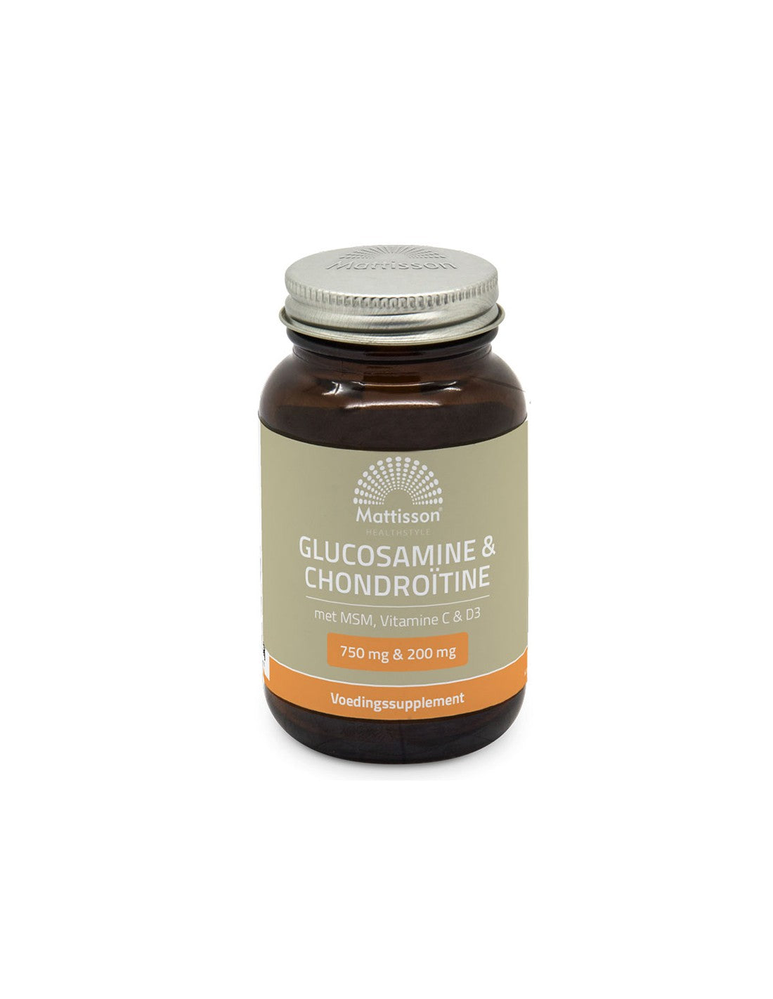 Oasele și articulațiile - Glucozamină, Condroitina, MSM + vitamine C, D3, 60 comprimate Mattisson Healthstyle