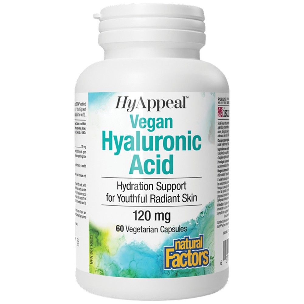 Vegan Hyaluronic Acid HyAppeal® 120 mg - 60 капсули