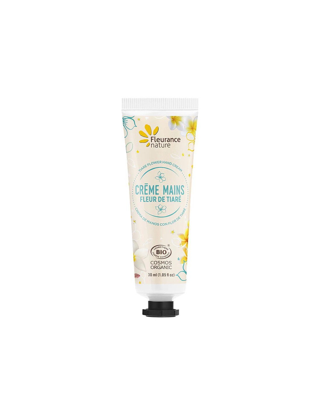 Crema de maini Tiare color, unt de Shea si Aloe Vera, 30 ml Fleurance Nature