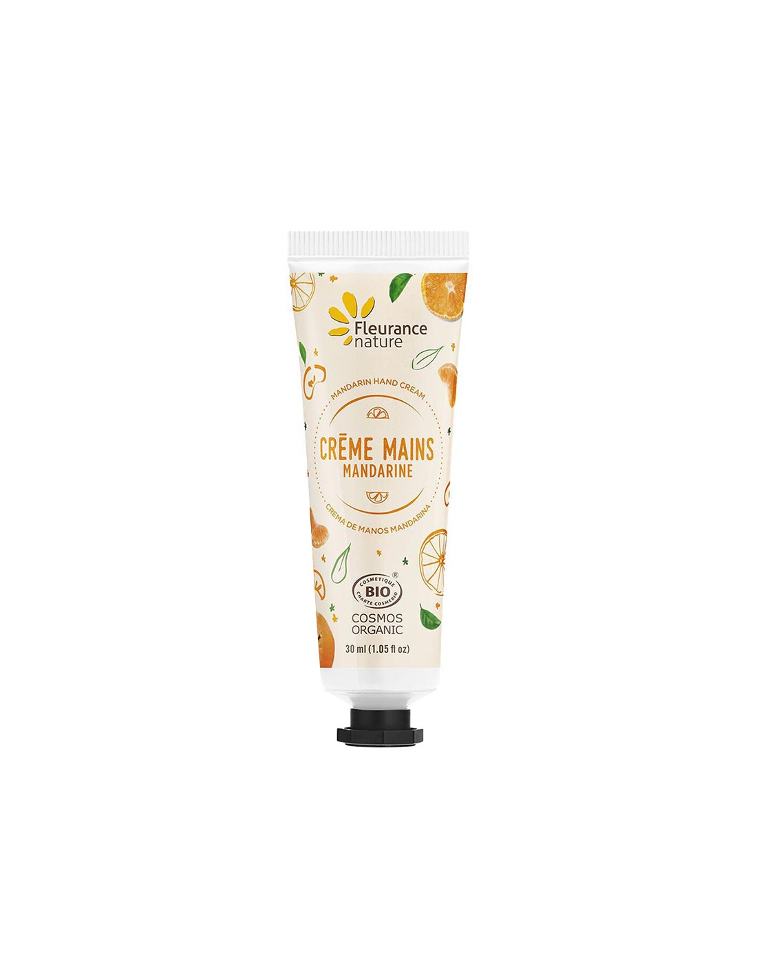 Crema de maini cu extract de mandarina, unt de Shea si Aloe Vera, 30 ml Fleurance Nature