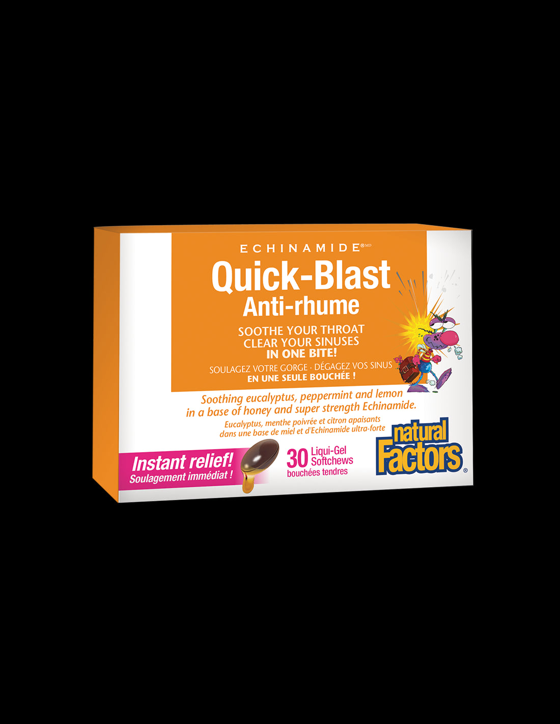 Quick-Blast Anti-rhum 85 mg - 30 capsule de gel