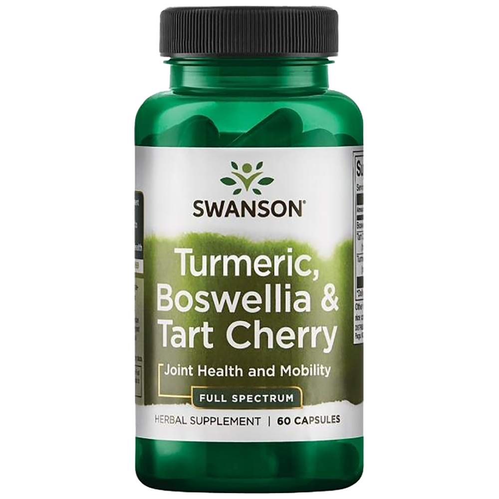 Full Spectrum Turmeric, Boswellia & Tart Cherry - 60 капсули