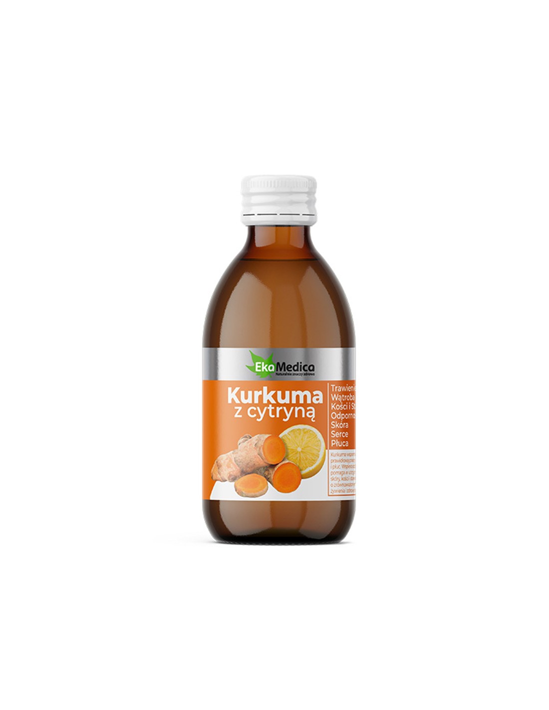 Куркума  + сок от лимон, 250 ml EkaMedica