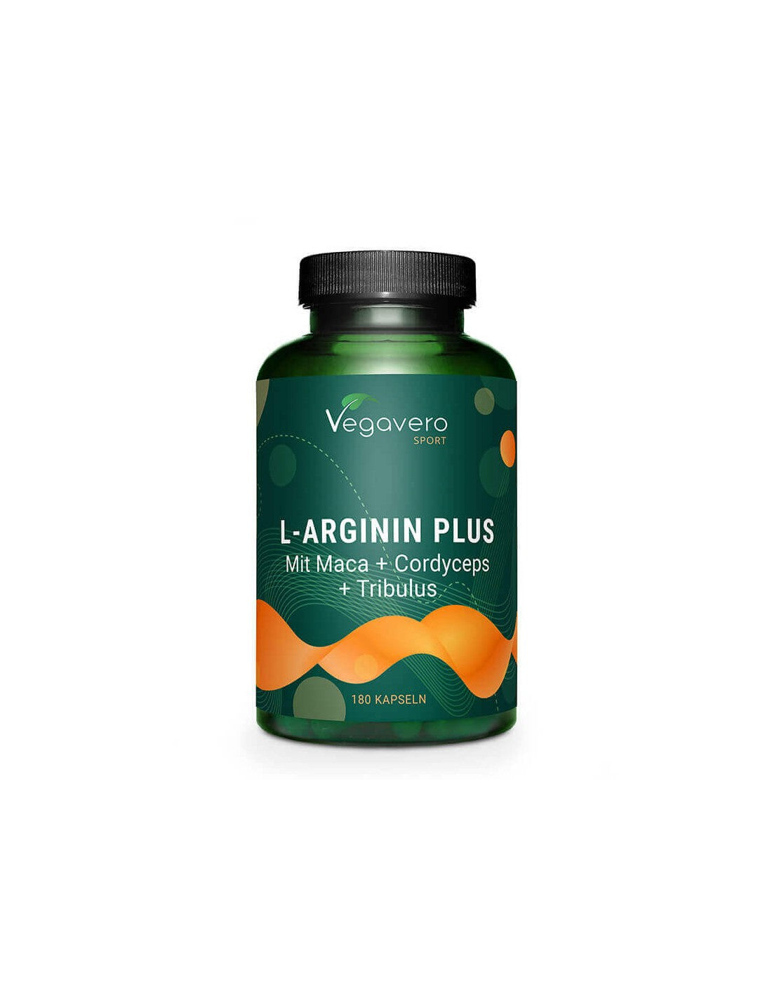 L-Arginine Plus Maca, Cordyceps and Tribulus - L-Arginine Plus (mit Maca, Cordyceps, Tribulus), 270 κάψουλες Vegavero