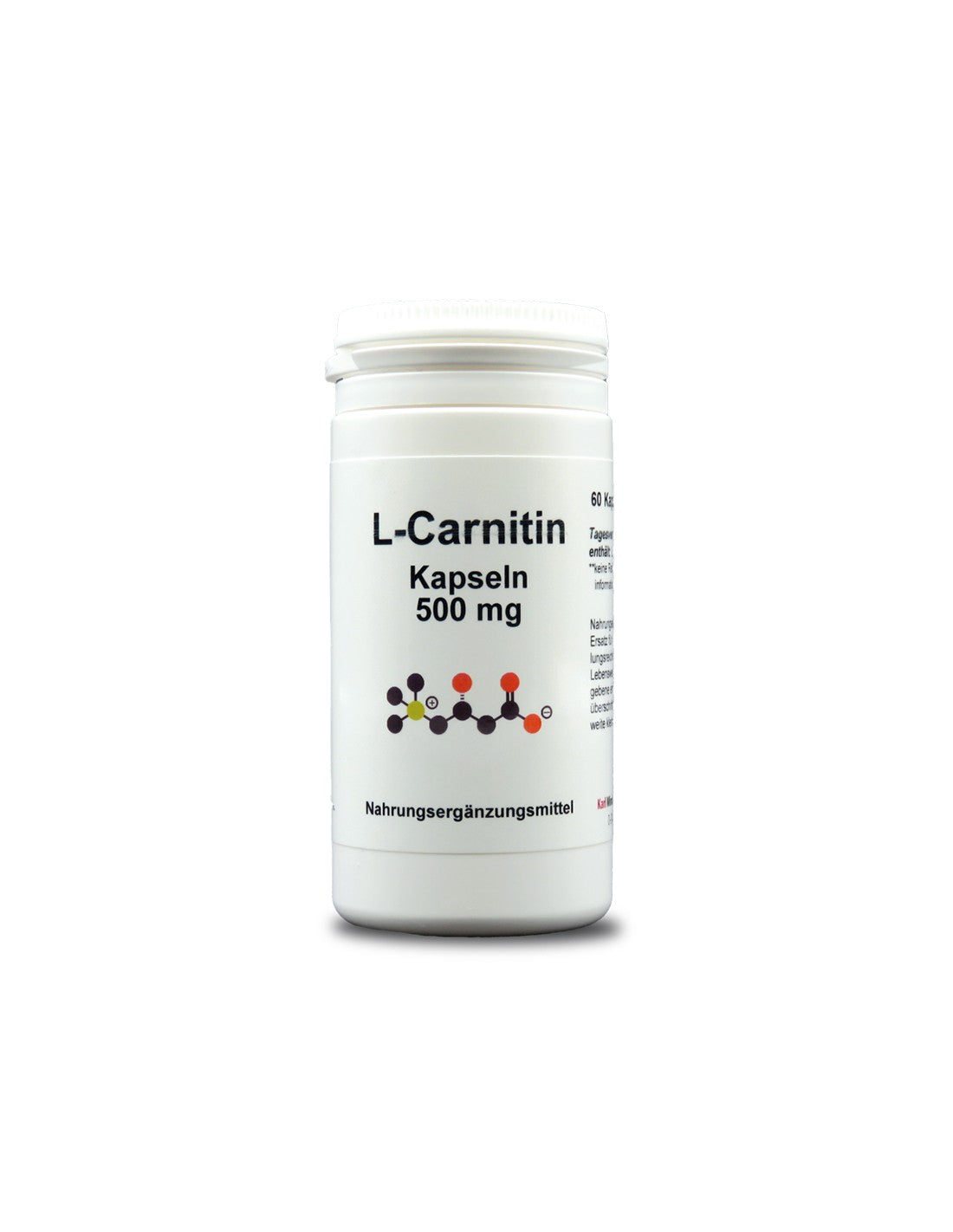 L-Carnitină, 500 mg x 60 capsule