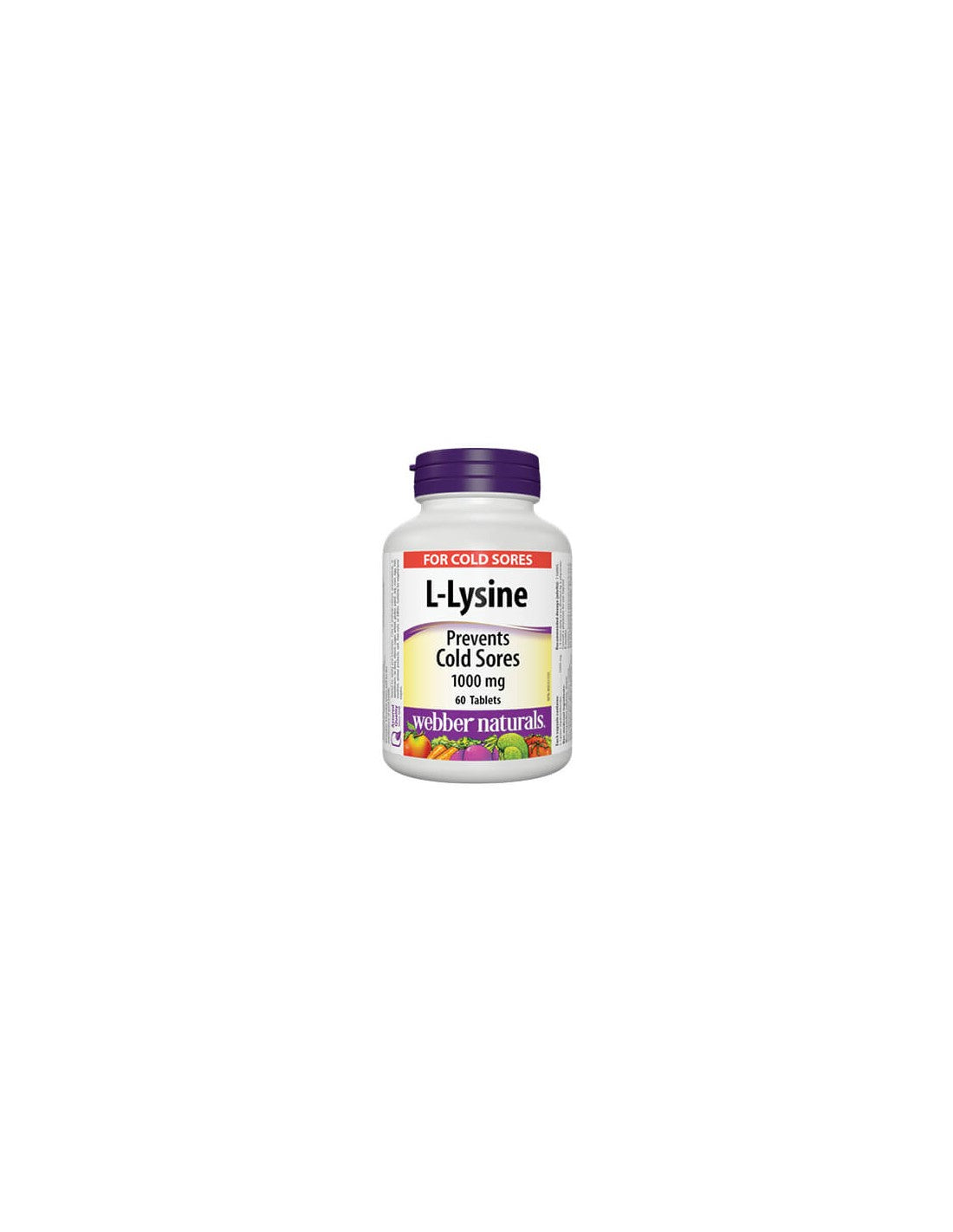 L-Lysine/ Л-Лизин 1000 mg х 60 таблетки Webber Naturals