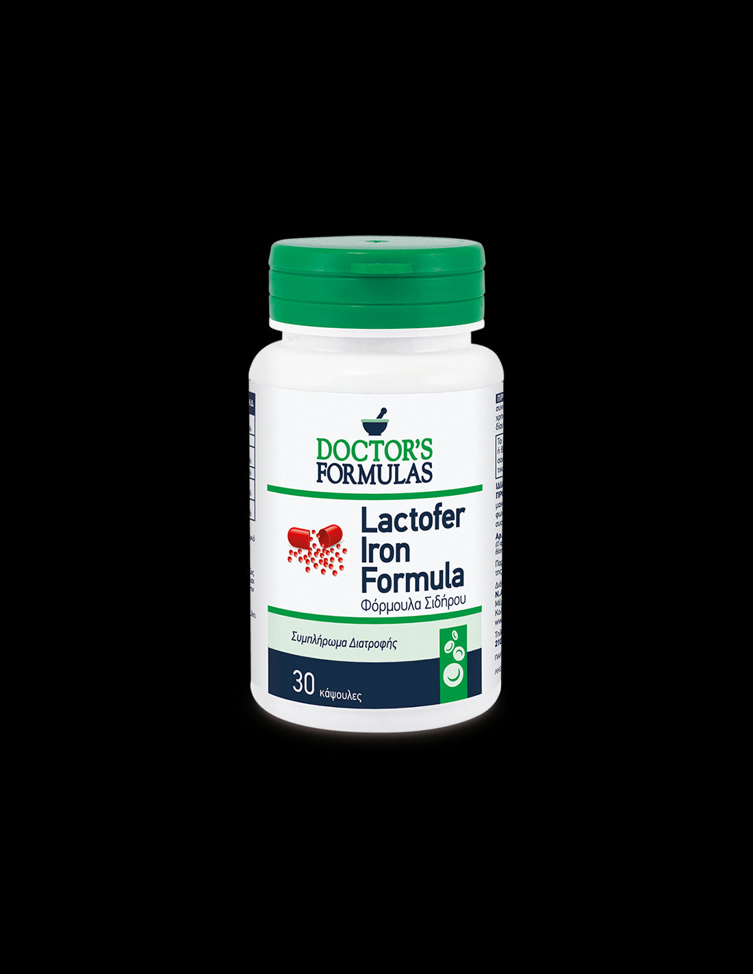 Lactofer Iron Formula / При желязодефицитна анемия, 30 капсули Doctor’s Formulas