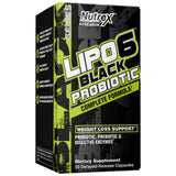 Lipo 6 Black Probiotic | Complete Formula with Prebiotic + Digestive Enzymes - 30 капсули