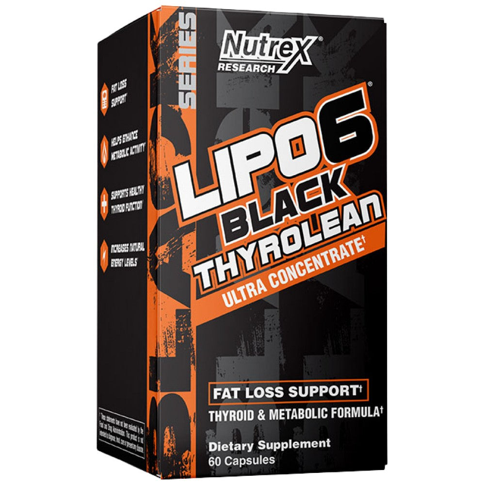 Lipo 6 Black Thyrolean Ultra Concentrate | Thyroid Metabolic Formula - 60 κάψουλες