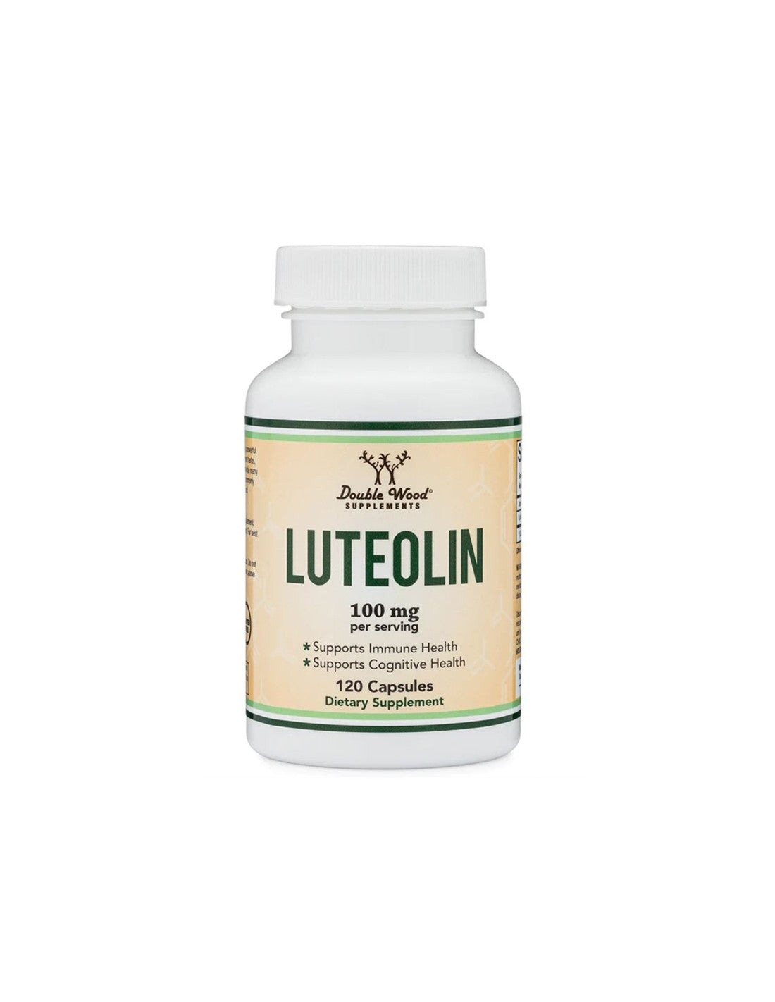 Luteolin - Лутеолин 100 mg, 120 капсули Double Wood