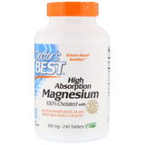 BEST High Absorption 100% Chelated Magnesium - 240 Таблетки