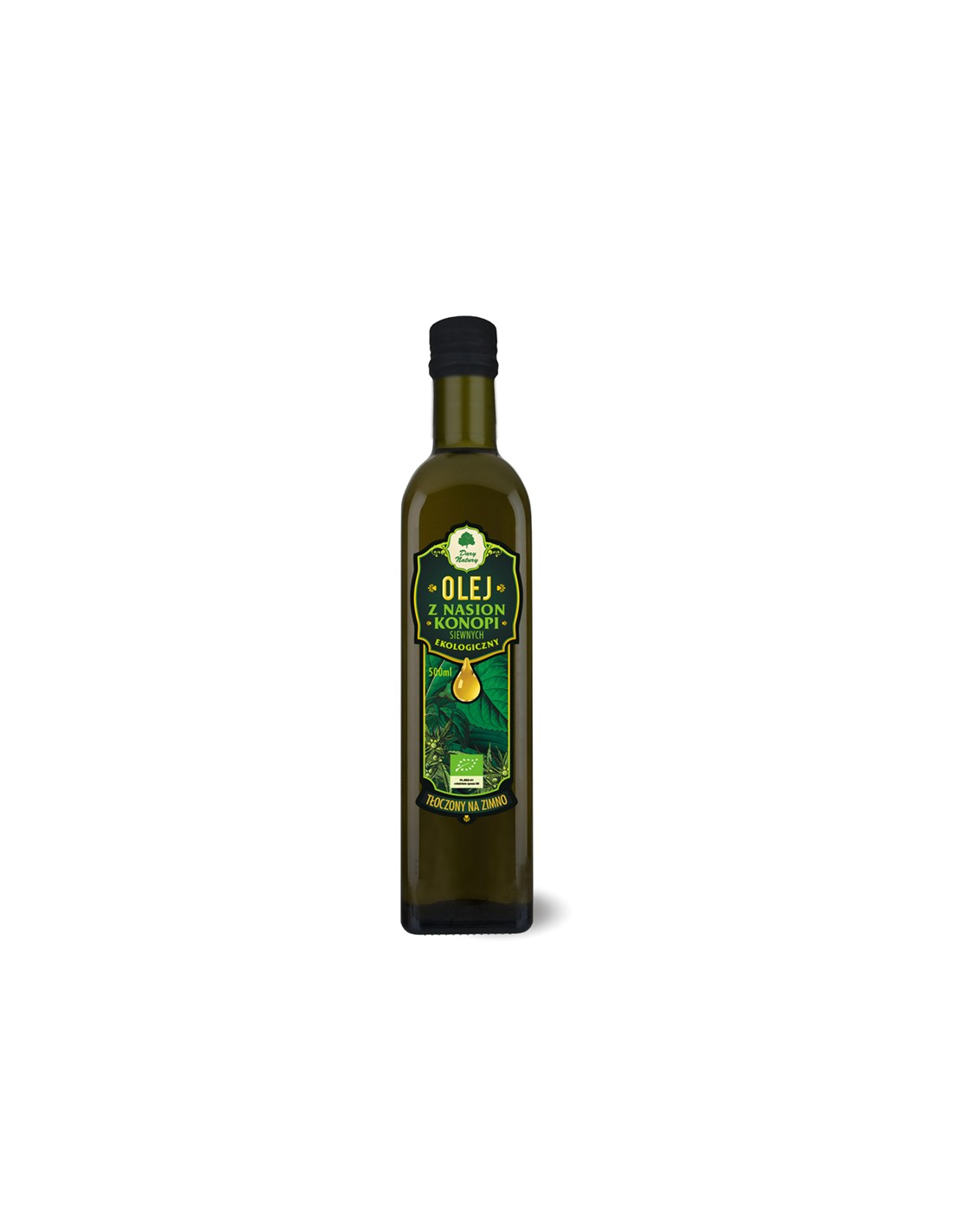 Ulei organic din semințe de cânepă, 500 ml