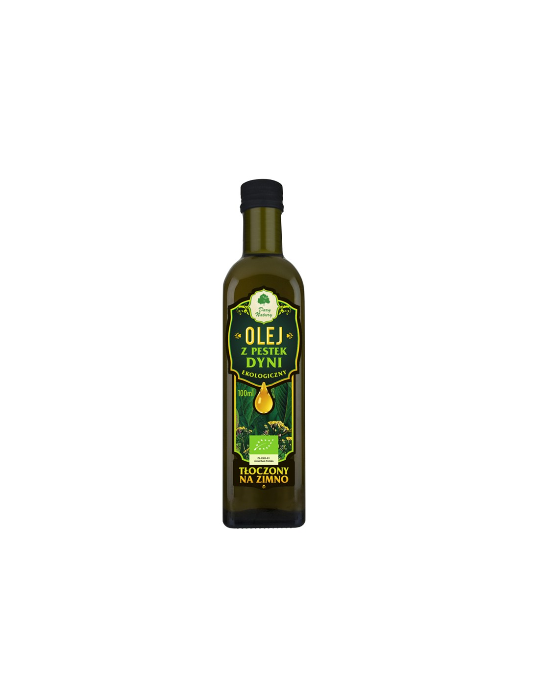 Ulei organic din seminte de dovleac, 100 ml