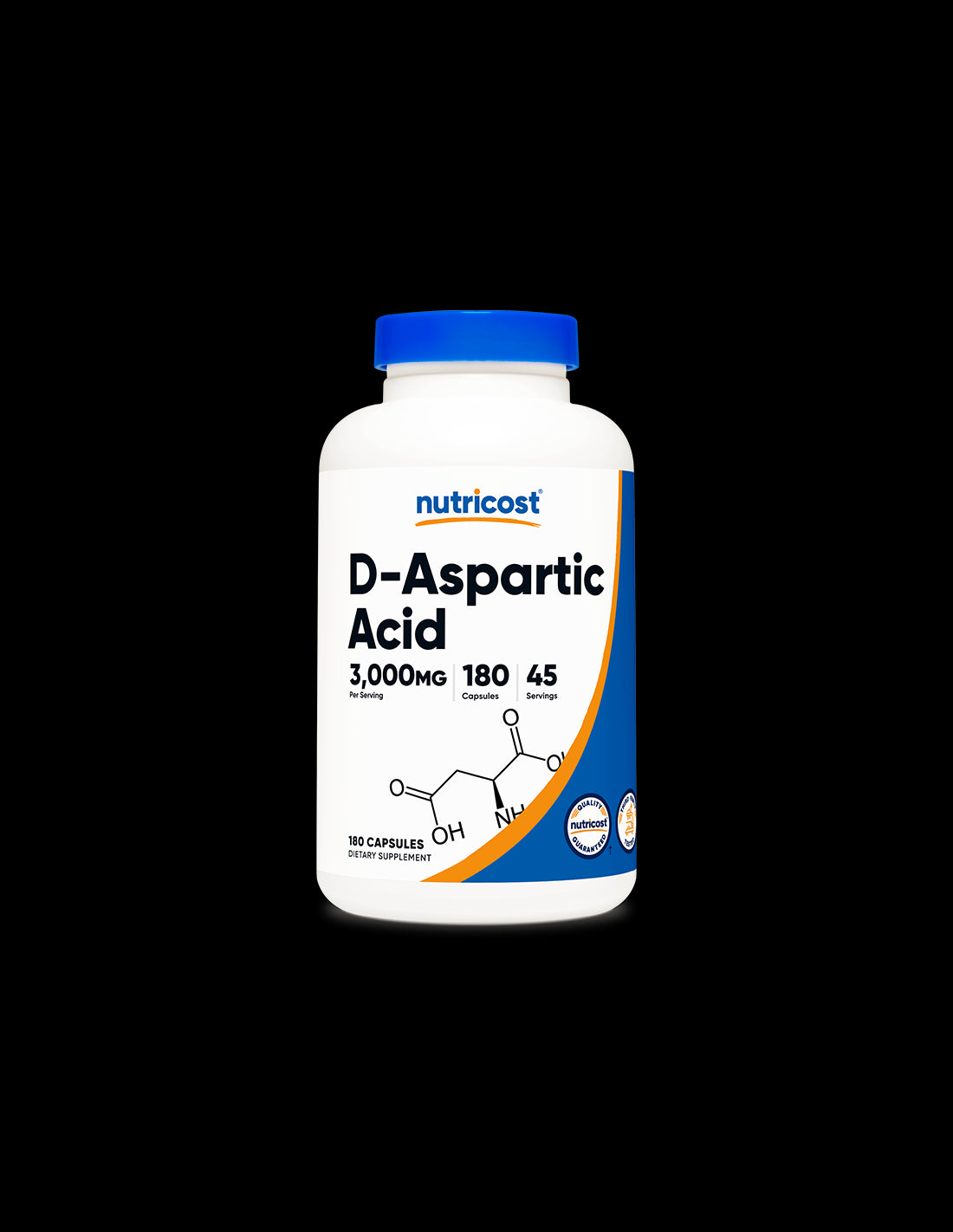 Sănătatea bărbaților - Acid D-aspartic, 3000 mg/180 capsule Nutricost