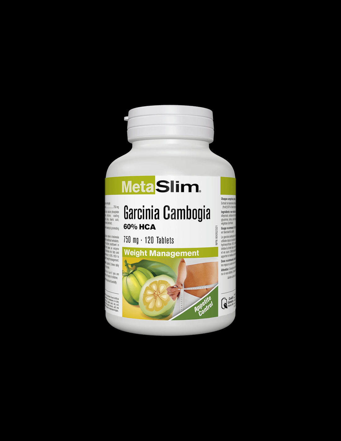 Metaslim® Garcinia Cambogia - Gestionarea greutății, 750 mg, 120 tablete Webber Naturals