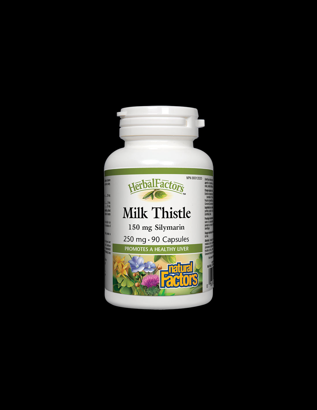 Milk Thistle / Бял трън, 250 mg, 90 капсули Natural Factors