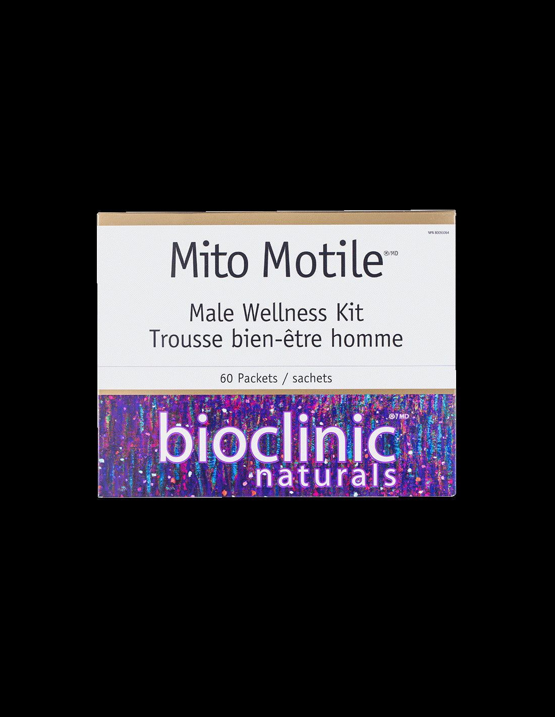 Kit de wellness masculin Mito Motile™/ Formula de fertilitate pentru bărbați x 60 de pachete Natural Factors