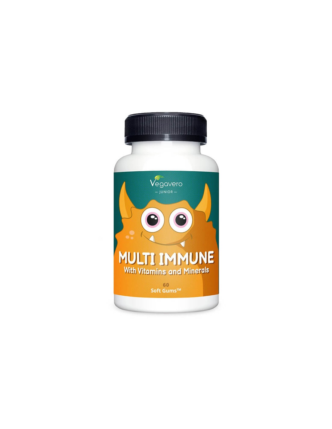 Multi Immune with Vitamins and Minerals - Мултиимун витамини и минерали за деца, 60 желирани таблетки Vegavero