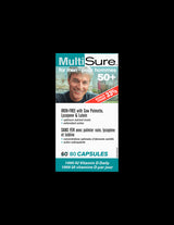 MultiSure® Men 50+ / Πολυβιταμίνες για άνδρες 50+ (με λουτεΐνη, λυκοπένιο και saw palmetto), 80 κάψουλες