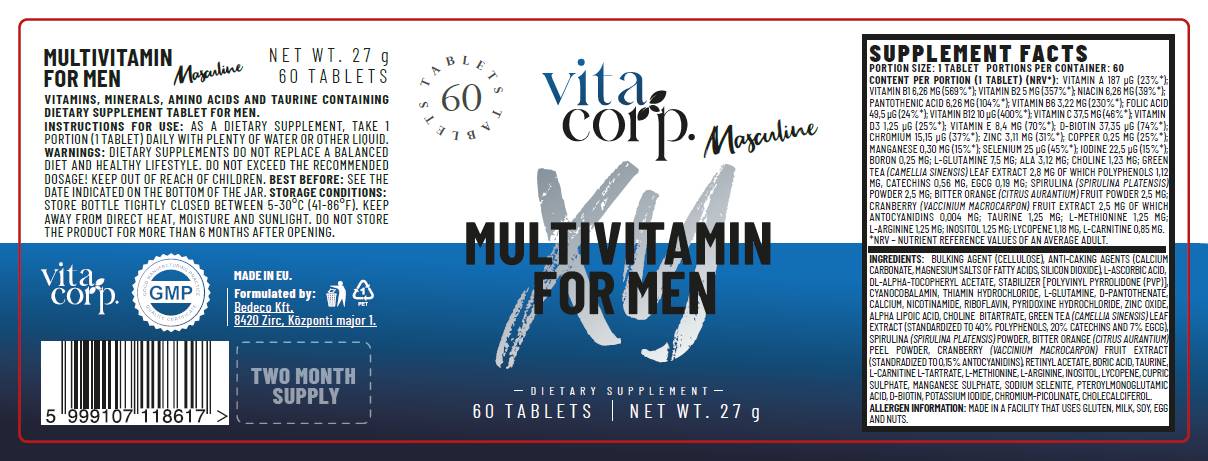 Masculine MultiVitamin for Men - 60 Таблетки