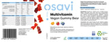 Multivitamin Vegan Gummy Bear | Orange, Raspberry, Blueberry - 60 желирани бонбони