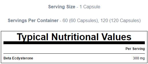 Beta-Ecdysteron 60 capsule