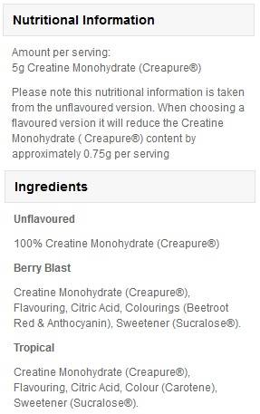 Creapure Creatine Monohydrate - 1000 грама