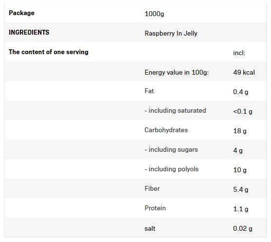 Frulove in Jelly | Raspberry - 1000 грама