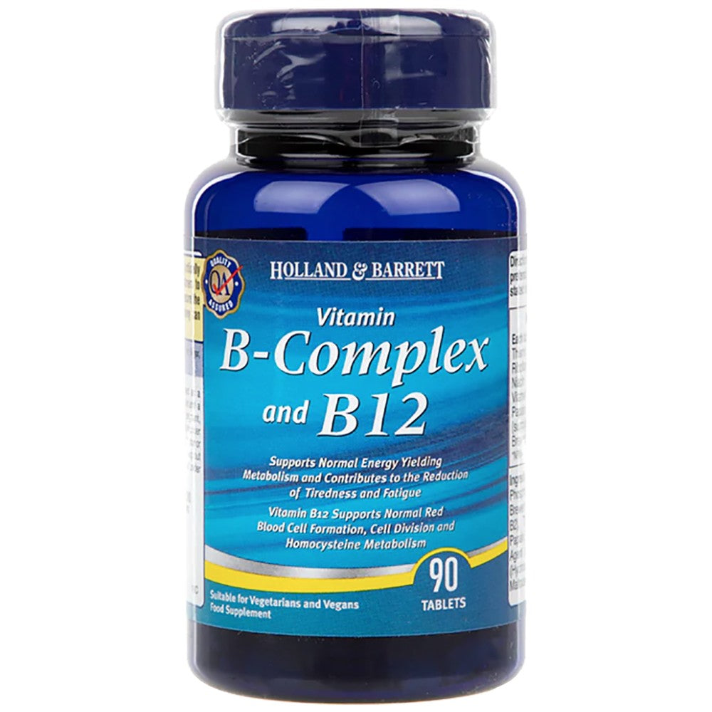 Vitamin B-Complex and B12 90 Таблетки