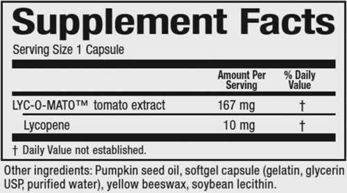 Licopen 10 mg - 60 capsule de gel