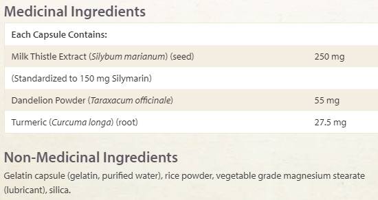 Milk Thistle 250 mg - 90 капсули