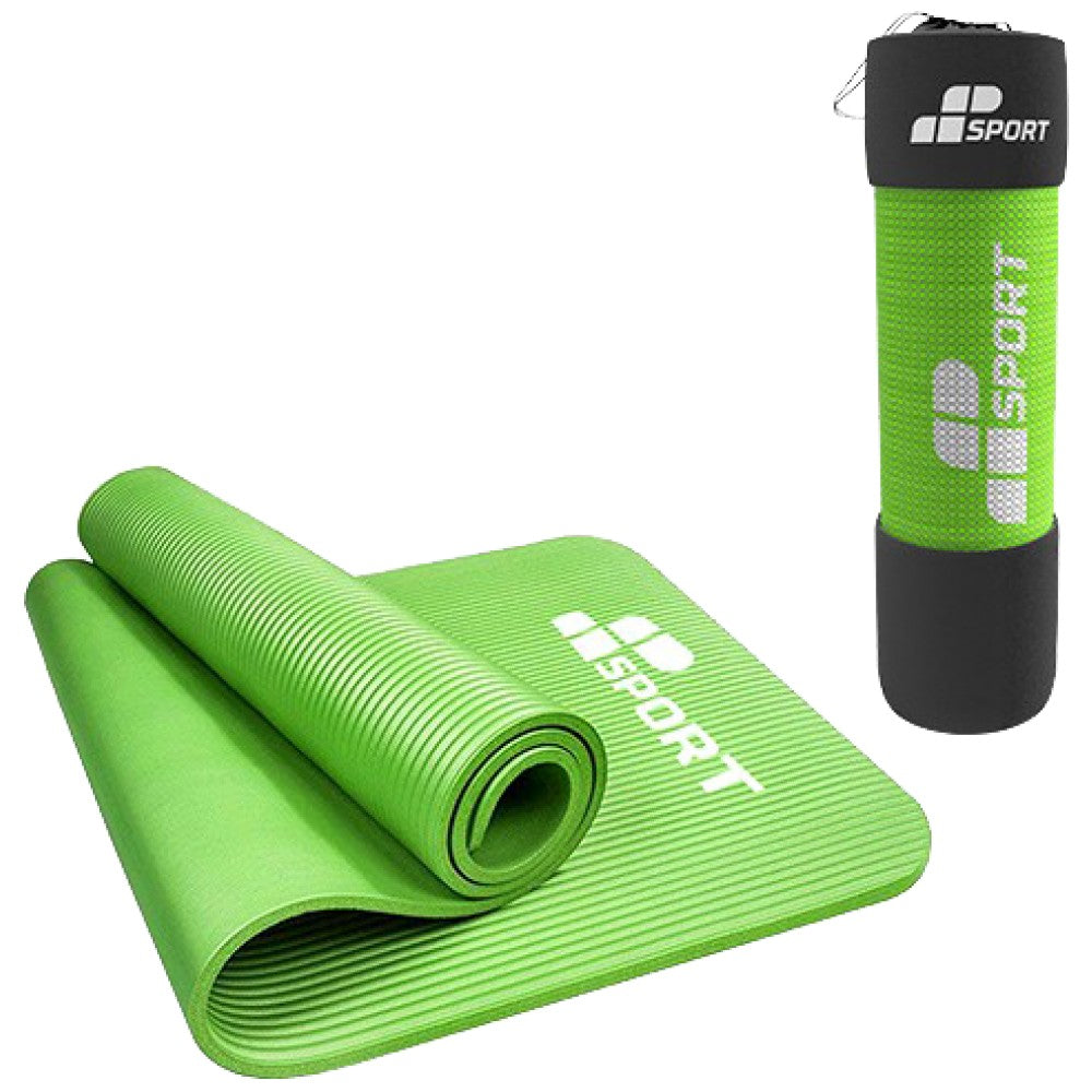 NBR Fitness Yoga Mat / Постелка за фитнес и йога / 180см х 60см х 1см - С чанта за носене - Различни цветове