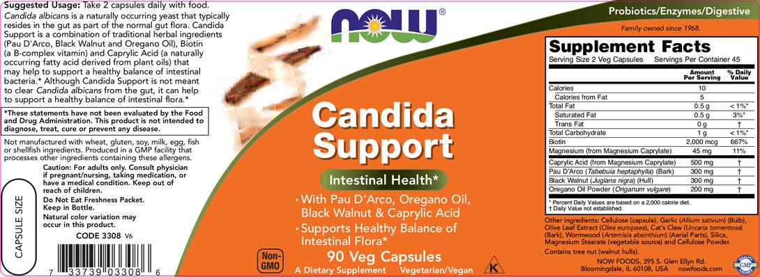 Candida Support | Candida Clear - 90 капсули